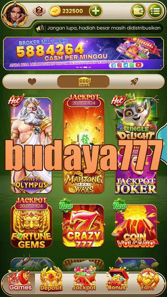 budaya777 Tangkapan Layar Resmi APK